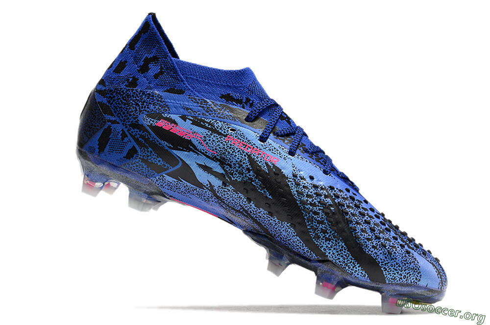Adidas Predator Accuracy.1 Paul Pogba FG Football Boots - Blue/Pink 4