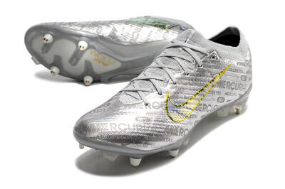 Nike Air Zoom Mercurial Vapor 15 Elite SG Football Boots - Silver/Gold