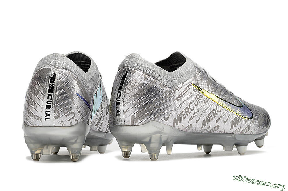 Nike Air Zoom Mercurial Vapor 15 Elite SG Football Boots - Silver/Gold 6