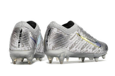 Nike Air Zoom Mercurial Vapor 15 Elite SG Football Boots - Silver/Gold