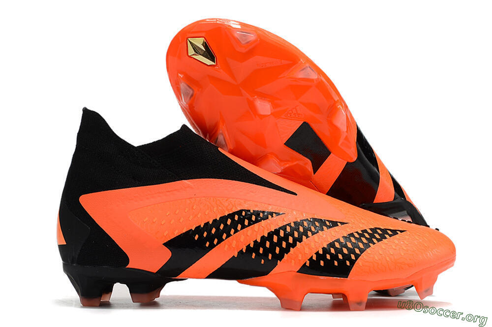 Adidas Predator Accuracy+ FG Football Boots - Orange/Black 2