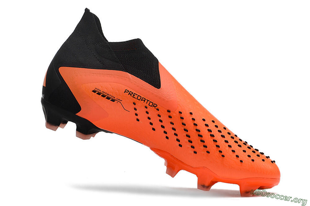 Adidas Predator Accuracy+ FG Football Boots - Orange/Black 4
