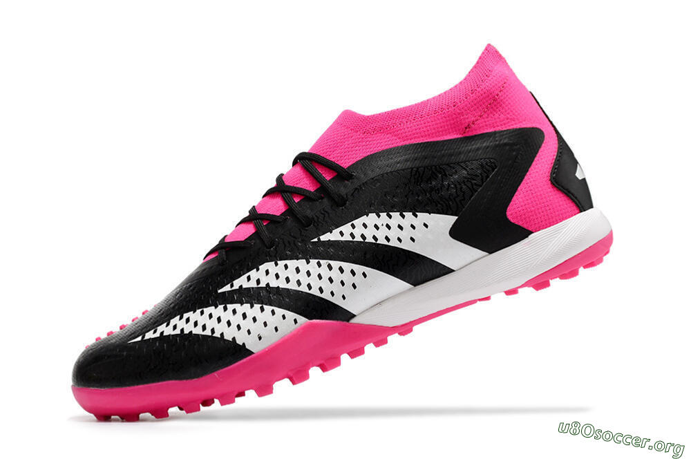 Adidas Predator Accuracy.1 TF Football Shoes - Black/White/Pink 5