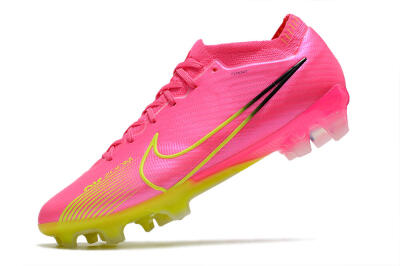 Nike Air Zoom Mercurial Vapor 15 Elite FG Football Boots - Pink/Green/Black