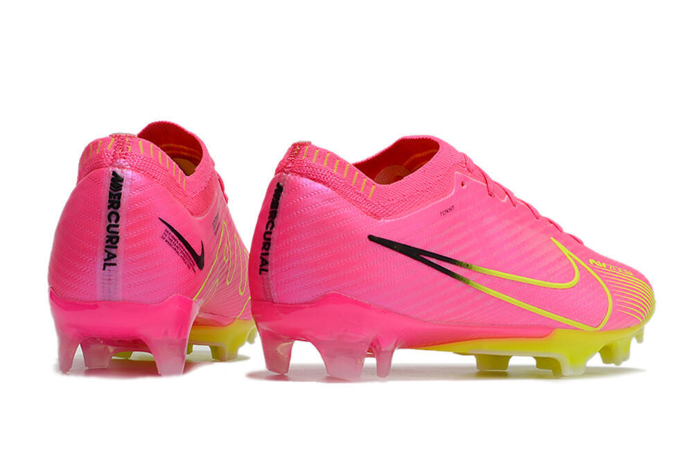 Nike Air Zoom Mercurial Vapor 15 Elite FG Football Boots - Pink/Green/Black 6