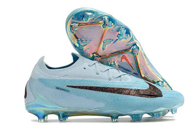 Nike Phantom GX Elite FG Football Boots - Blue/Brown