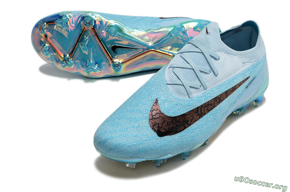 Nike Phantom GX Elite FG Football Boots - Blue/Brown 0