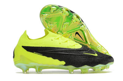 Nike Phantom GX Elite FG Football Boots - Black/Green