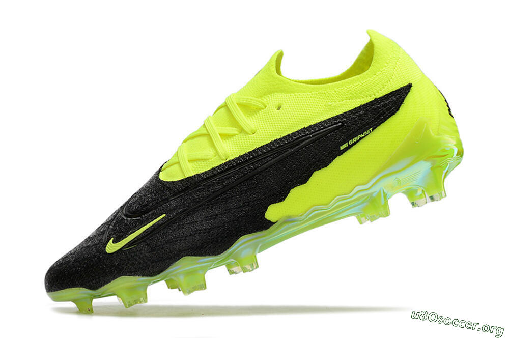 Nike Phantom GX Elite FG Football Boots - Black/Green 5