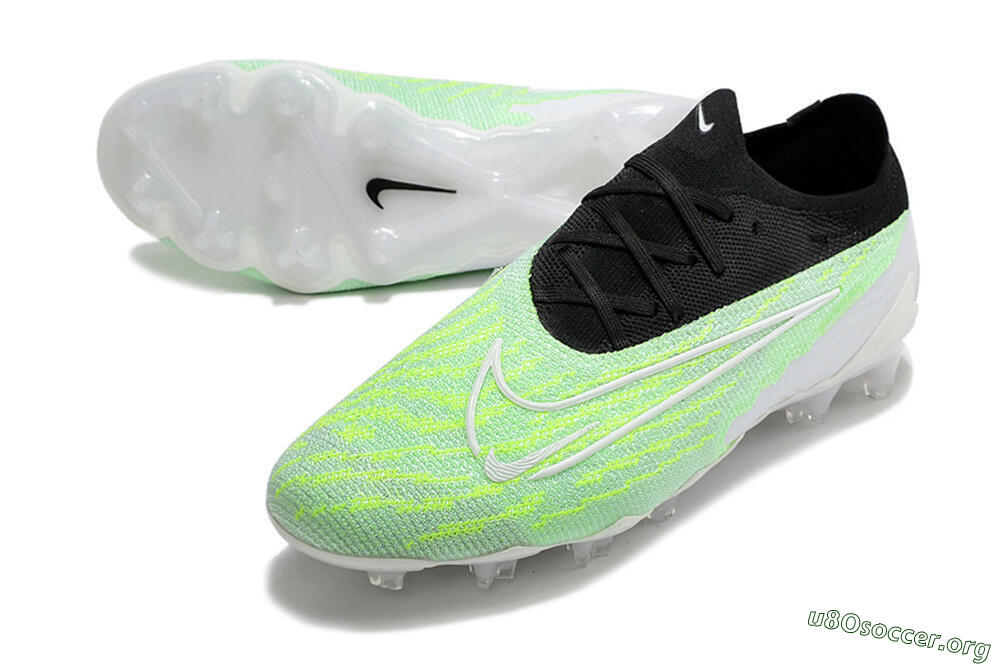 Nike Phantom GX Elite FG Football Boots - White/Green/Black 0