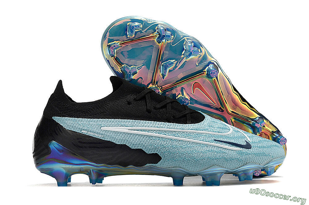 Nike Phantom GX Elite FG Football Boots - Blue/Black 2