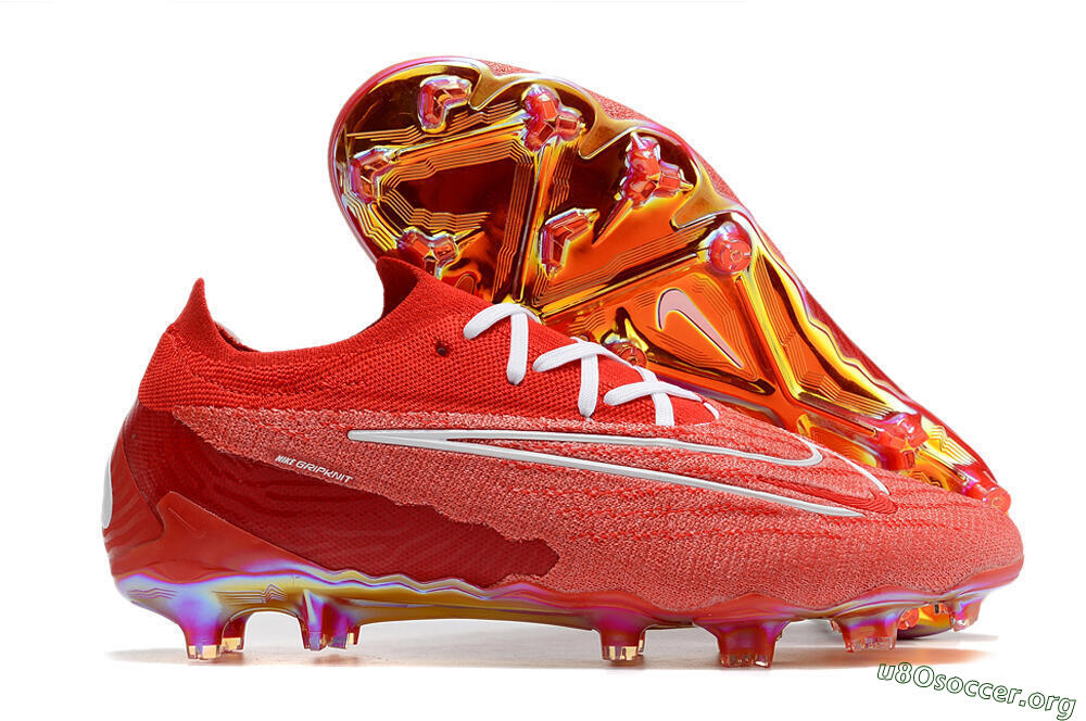 Nike Phantom GX Elite FG Football Boots - Red/White 2