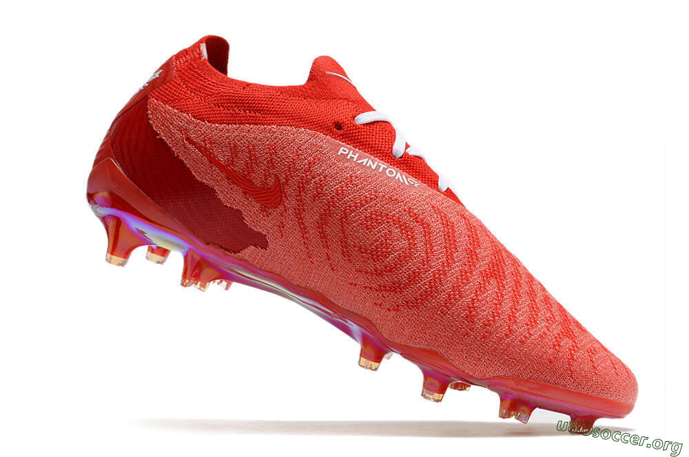 Nike Phantom GX Elite FG Football Boots - Red/White 4