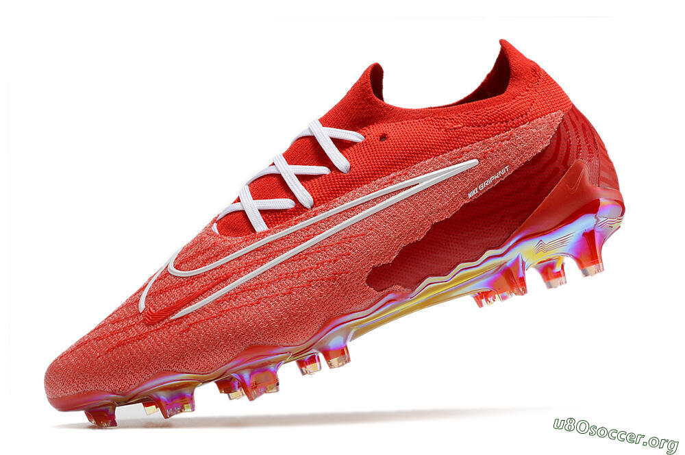 Nike Phantom GX Elite FG Football Boots - Red/White 5