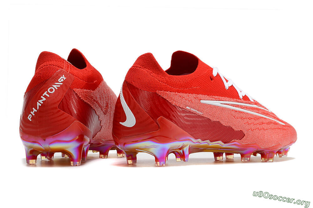 Nike Phantom GX Elite FG Football Boots - Red/White 6