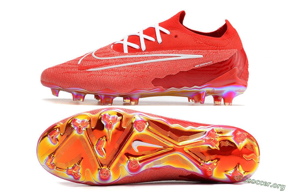 Nike Phantom GX Elite FG Football Boots - Red/White 1