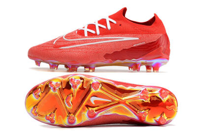 Nike Phantom GX Elite FG Football Boots - Red/White