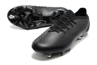 Adidas Predator Accuracy.1 Low FG Football Boots - Black/Black