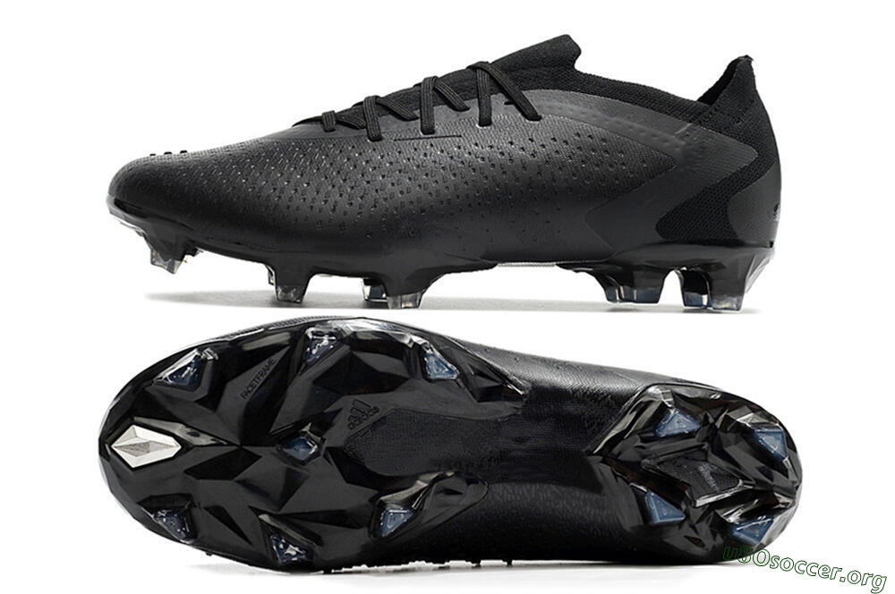 Adidas Predator Accuracy.1 Low FG Football Boots - Black/Black 1