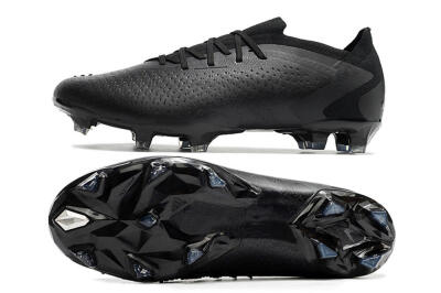 Adidas Predator Accuracy.1 Low FG Football Boots - Black/Black