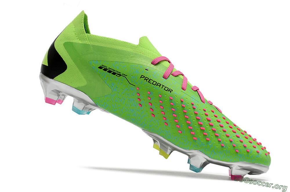 Adidas Predator Accuracy.1 Low FG Football Boots - Green/Blue/Black 4