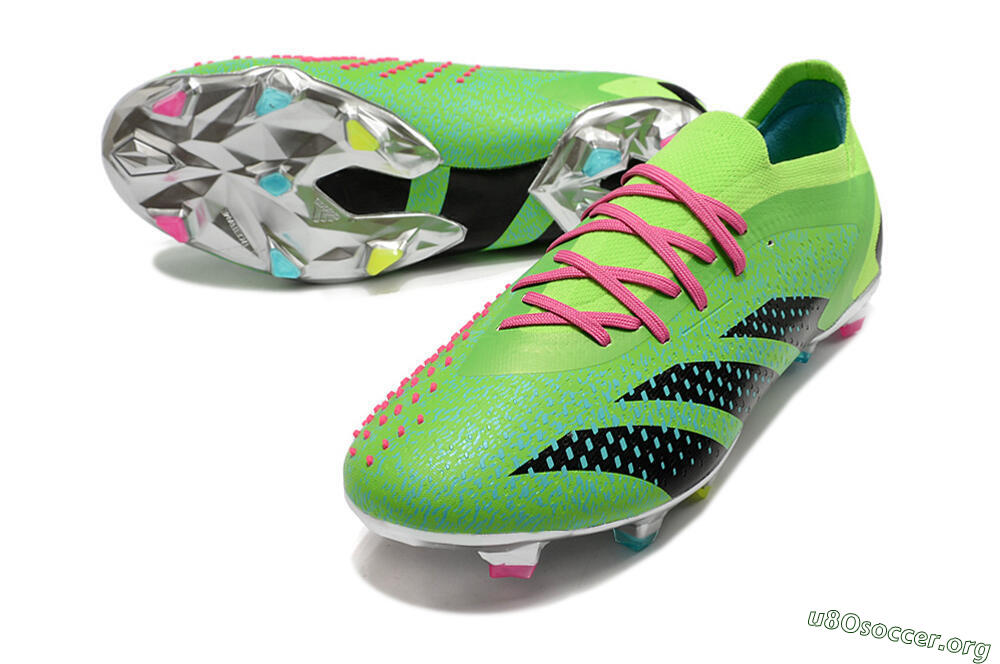 Adidas Predator Accuracy.1 Low FG Football Boots - Green/Blue/Black 0