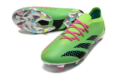 Adidas Predator Accuracy.1 Low FG Football Boots - Green/Blue/Black