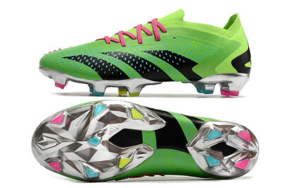 Adidas Predator Accuracy.1 Low FG Football Boots - Green/Blue/Black