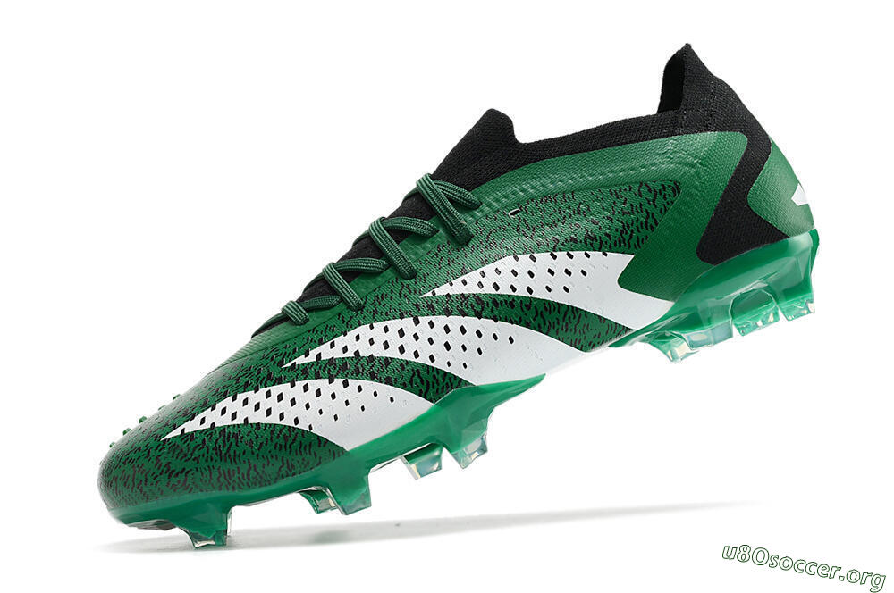 Adidas Predator Accuracy.1 Low FG Football Boots - Green/White/Black 5