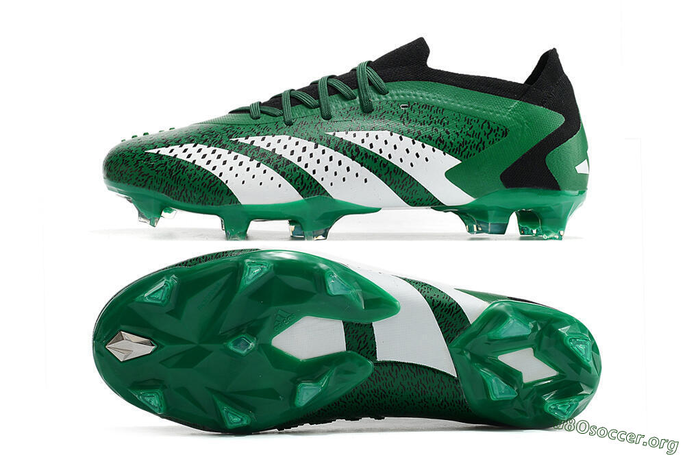 Adidas Predator Accuracy.1 Low FG Football Boots - Green/White/Black 1