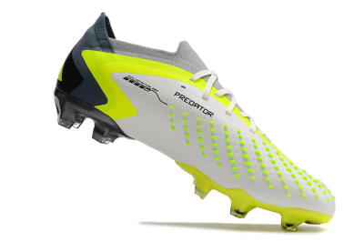Adidas Predator Accuracy.1 Low FG Football Boots - White/Black/Green