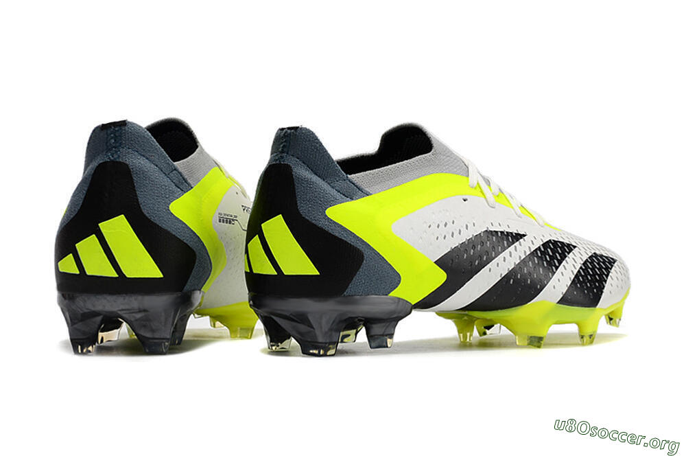 Adidas Predator Accuracy.1 Low FG Football Boots - White/Black/Green 6