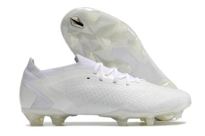 Adidas Predator Accuracy.1 Low FG Football Boots - White/White