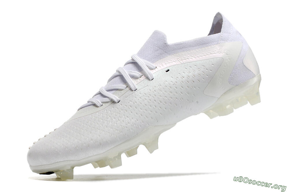 Adidas Predator Accuracy.1 Low FG Football Boots - White/White 5