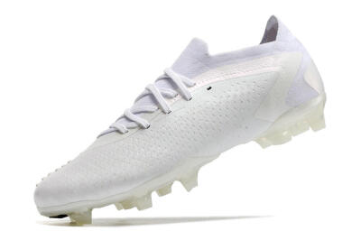 Adidas Predator Accuracy.1 Low FG Football Boots - White/White