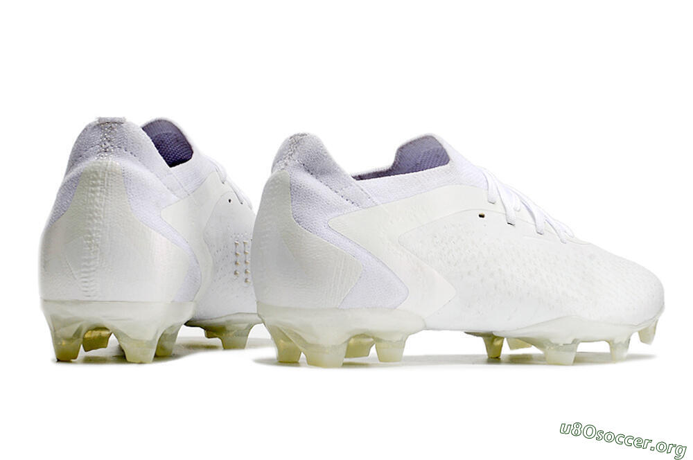 Adidas Predator Accuracy.1 Low FG Football Boots - White/White 6