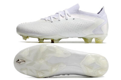 Adidas Predator Accuracy.1 Low FG Football Boots - White/White