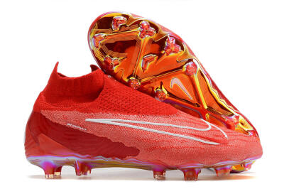 Nike Phantom GX Elite DF Link FG Football Boots - Red/White