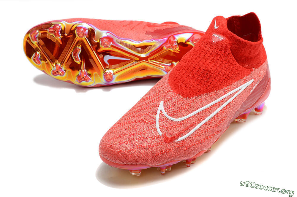 Nike Phantom GX Elite DF Link FG Football Boots - Red/White 0