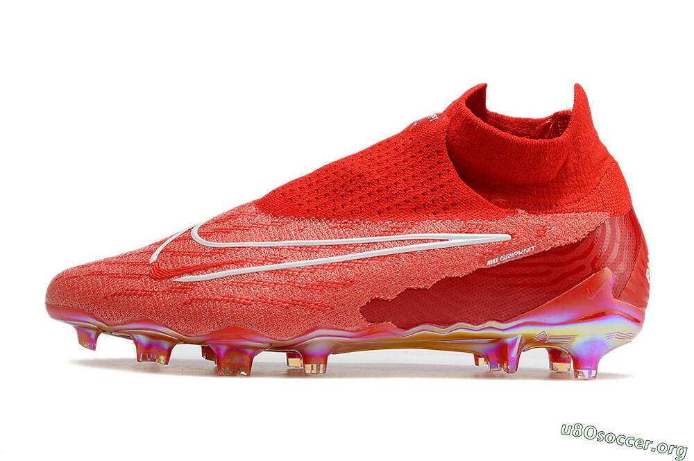 Nike Phantom GX Elite DF Link FG Football Boots - Red/White 3