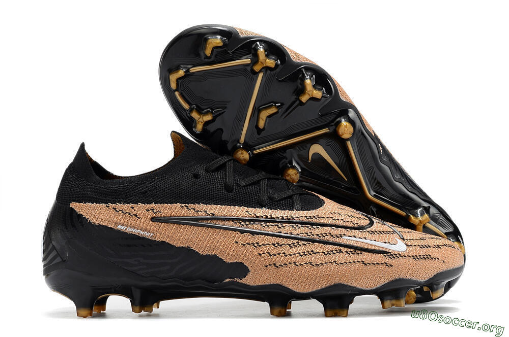 Nike Phantom GX Elite FG Football Boots - Brown/Black 2