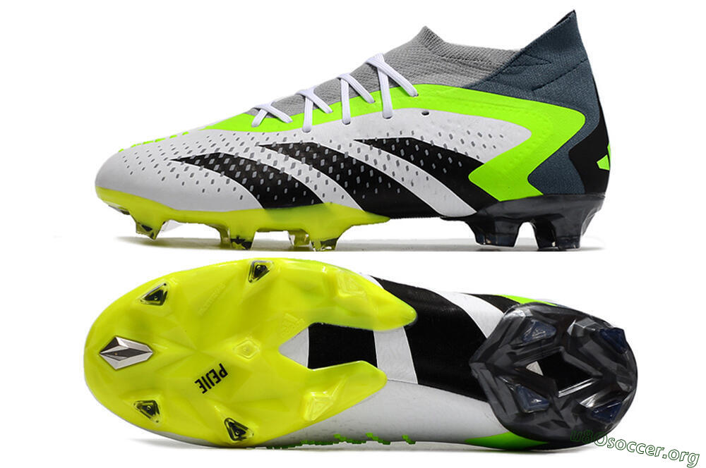 Adidas Predator Accuracy 23.1 FG Football Boots - Grey/Green/Black 1