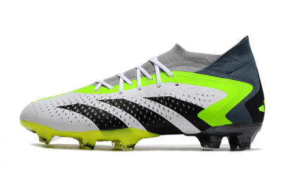 Adidas Predator Accuracy 23.1 FG Football Boots - Grey/Green/Black