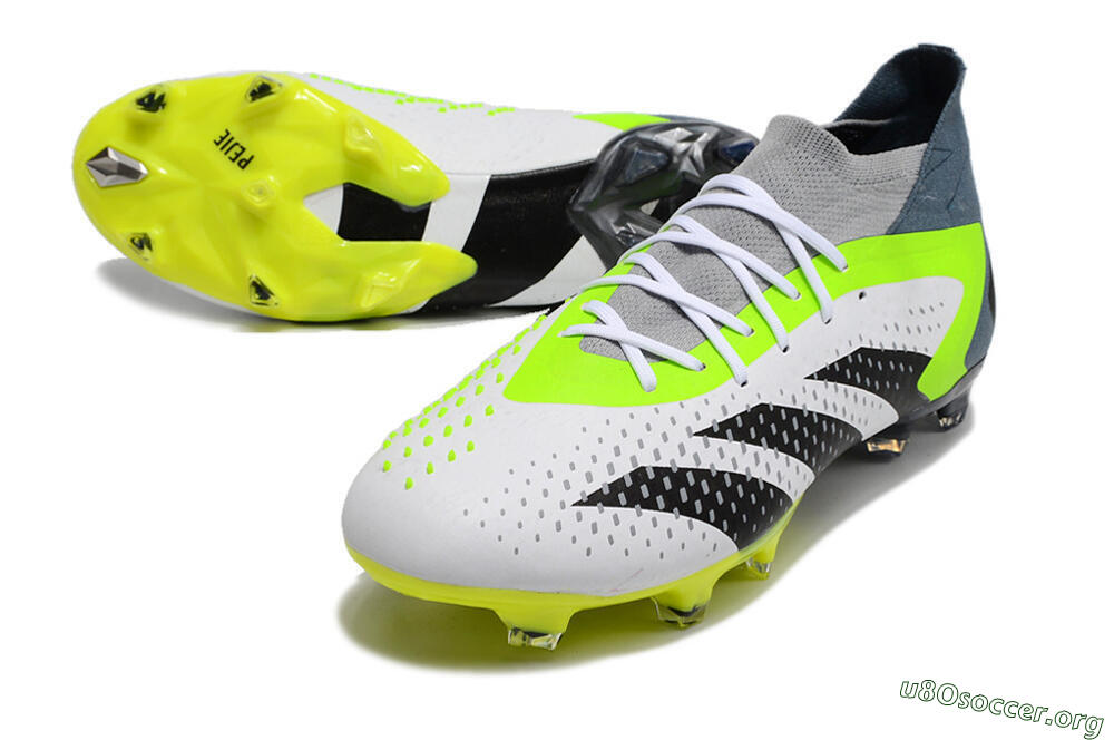 Adidas Predator Accuracy 23.1 FG Football Boots - Grey/Green/Black 0