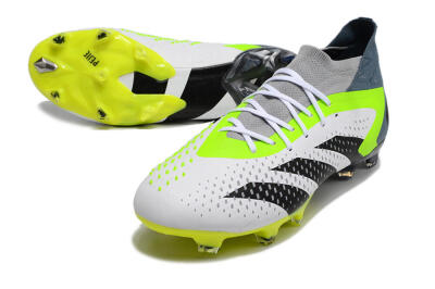 Adidas Predator Accuracy 23.1 FG Football Boots - Grey/Green/Black
