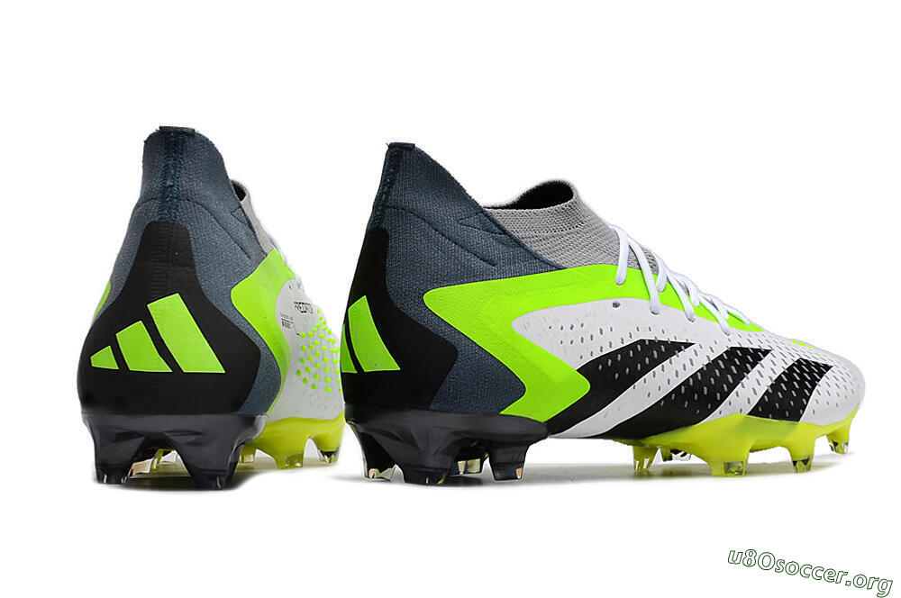 Adidas Predator Accuracy 23.1 FG Football Boots - Grey/Green/Black 6