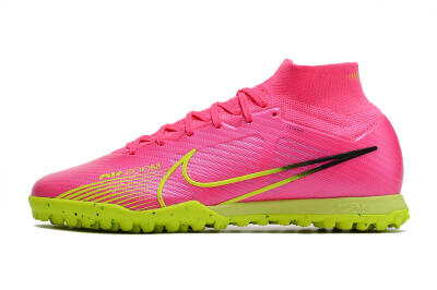 Nike Air Zoom Mercurial Superfly 9 Elite TF Football Shoes - Pink/Green/Black