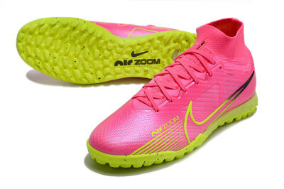 Nike Air Zoom Mercurial Superfly 9 Elite TF Football Shoes - Pink/Green/Black