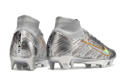 Nike Air Zoom Mercurial Superfly 9 Elite FG Football Boots - Silver/Gold