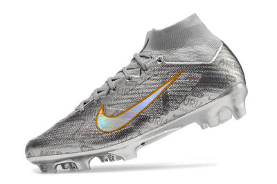Nike Air Zoom Mercurial Superfly 9 Elite FG Football Boots - Silver/Gold